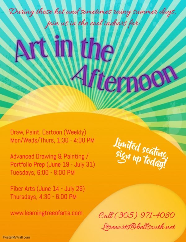 Art in the Afternoon | The Learning Tree of Arts Miami